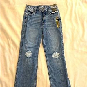 Art Class Blue Distressed Jeans with Vintage Flair